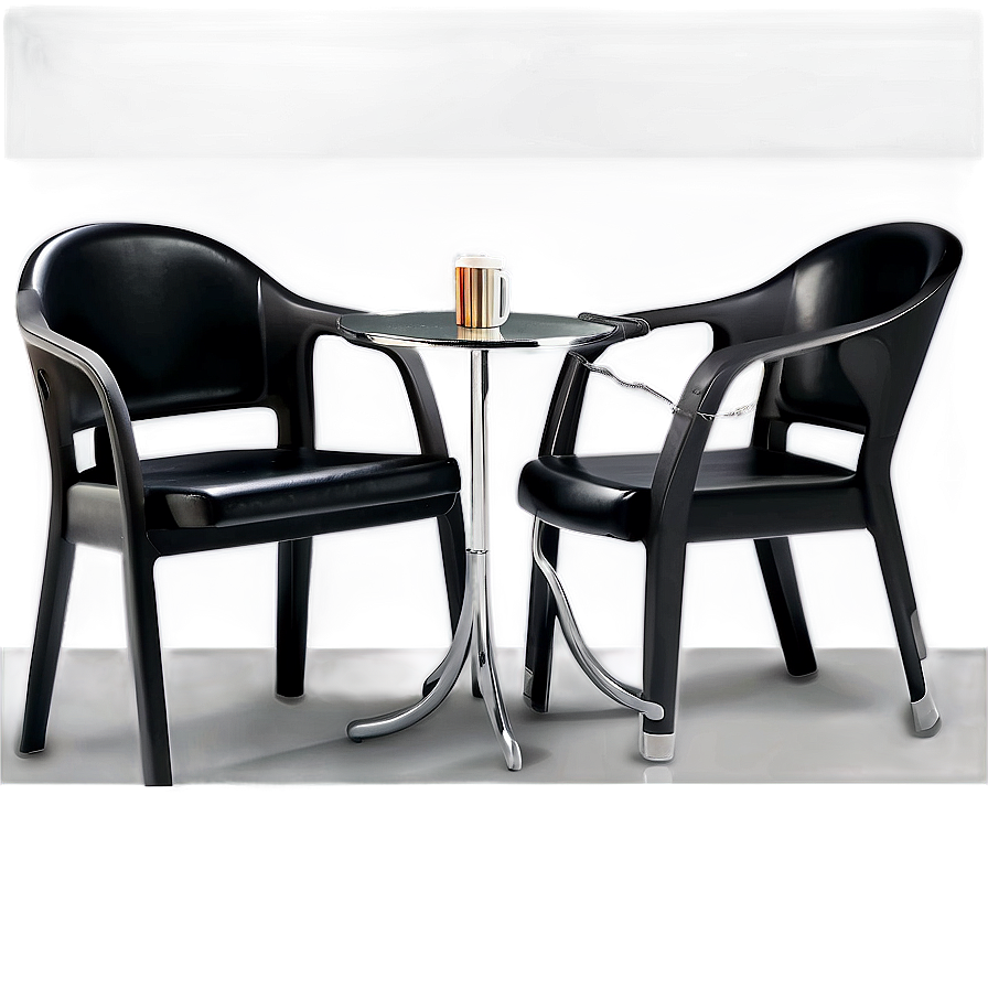 Black Cafe Chair Png Jgg