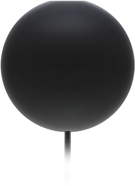 Black Cannonballon Stand