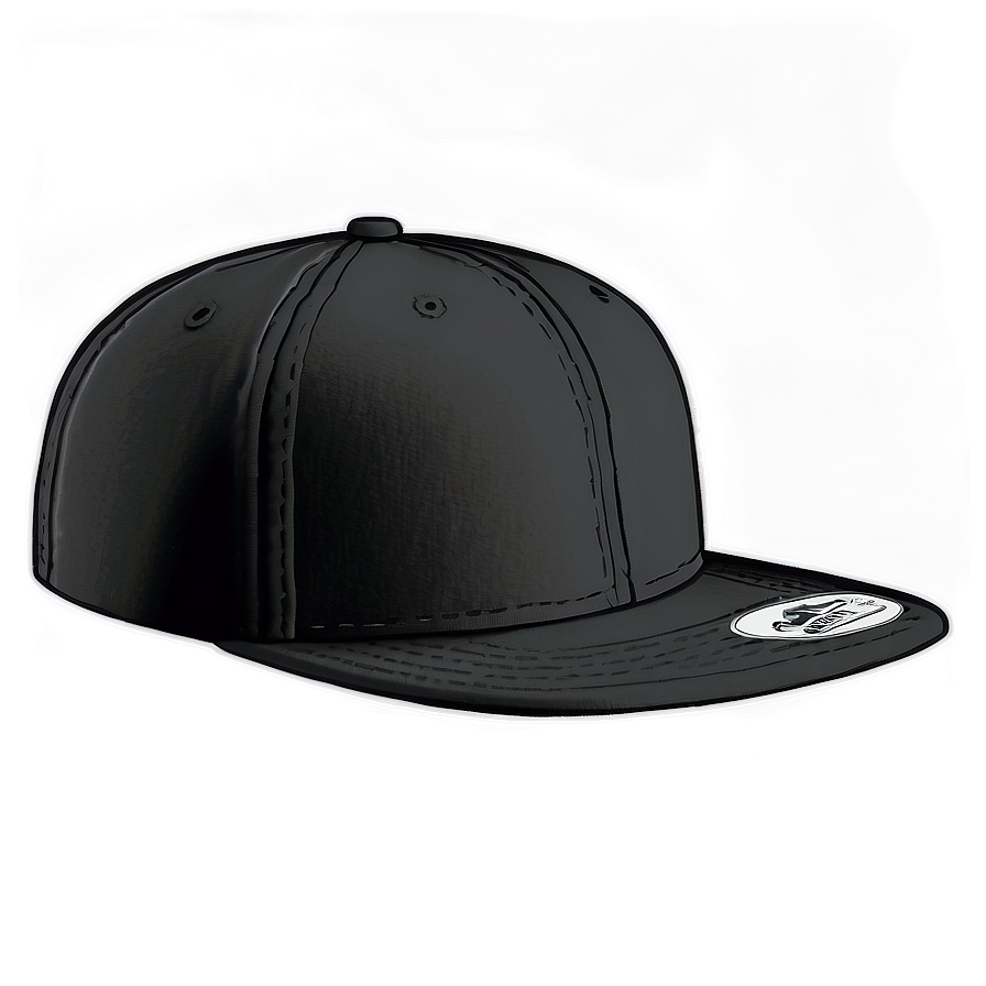 Black Cap With Strapback Png Dam