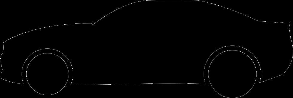 Black Car Silhouette Side View