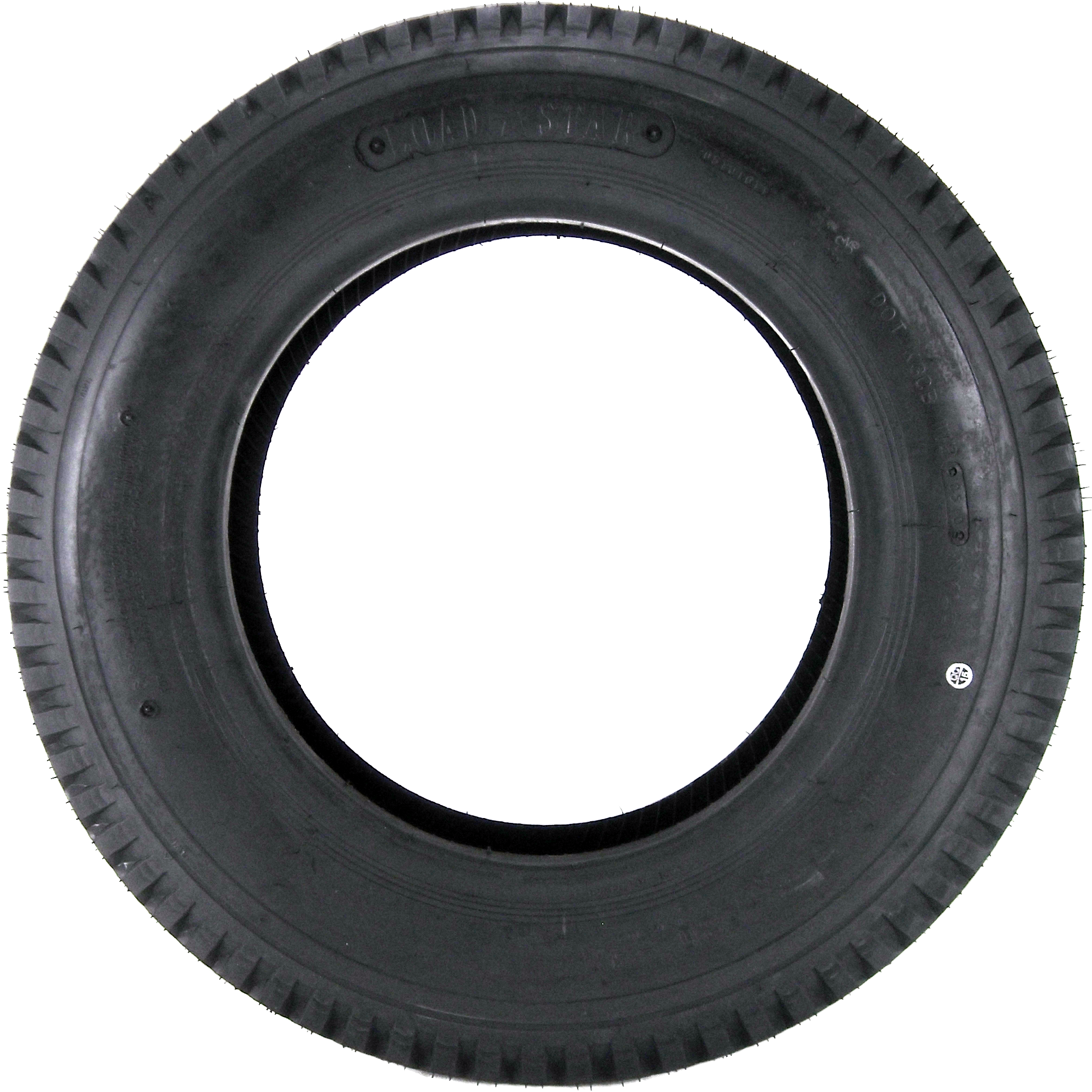 Black Car Tire Profile