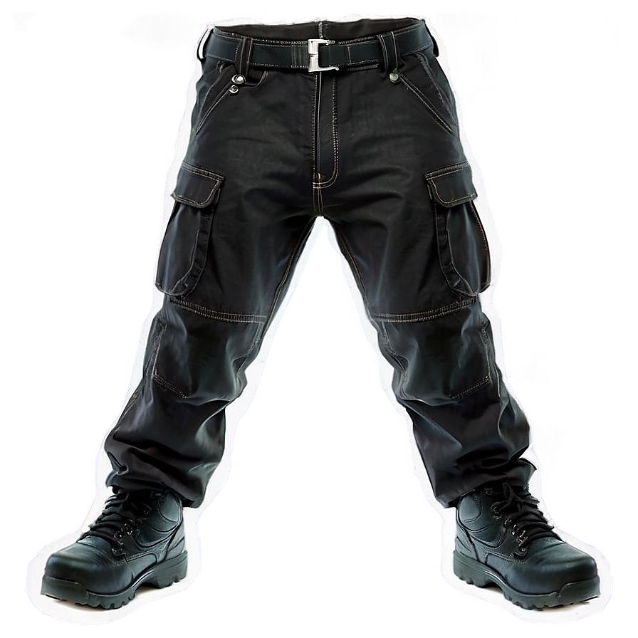 Black Cargo Pants Png Gqd11