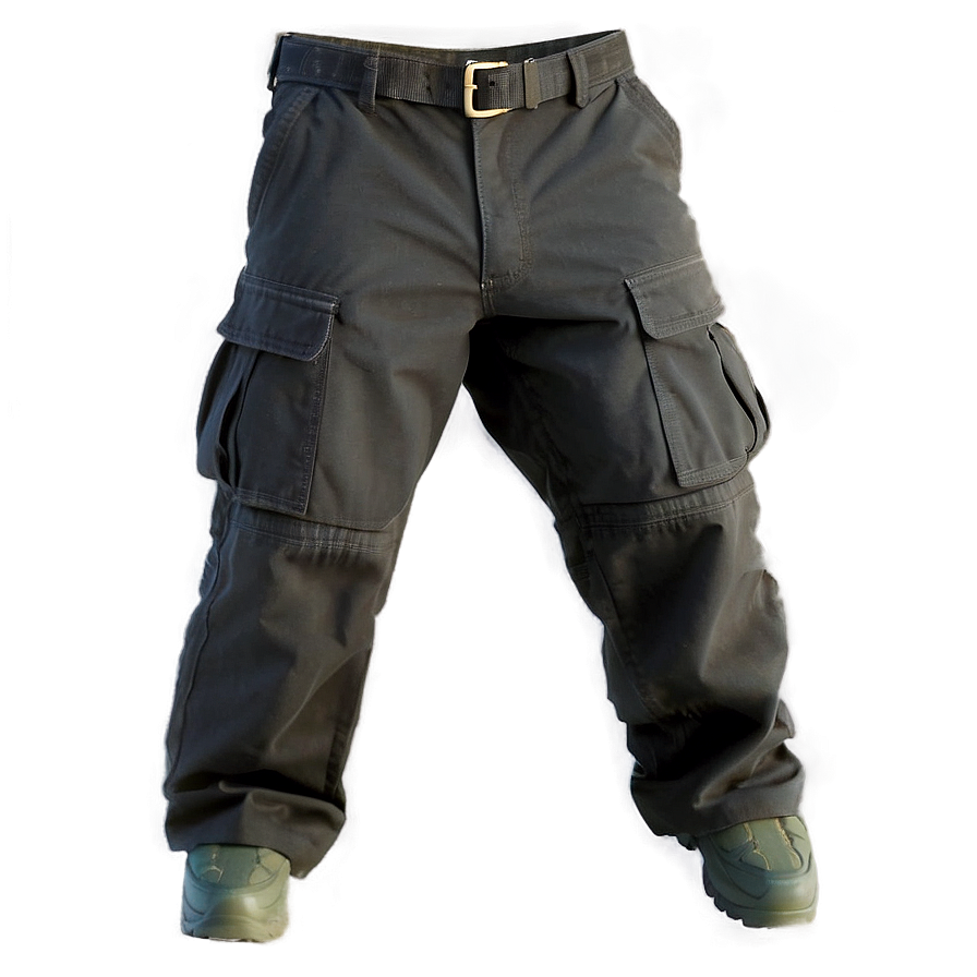 Black Cargo Pants Png Myy65