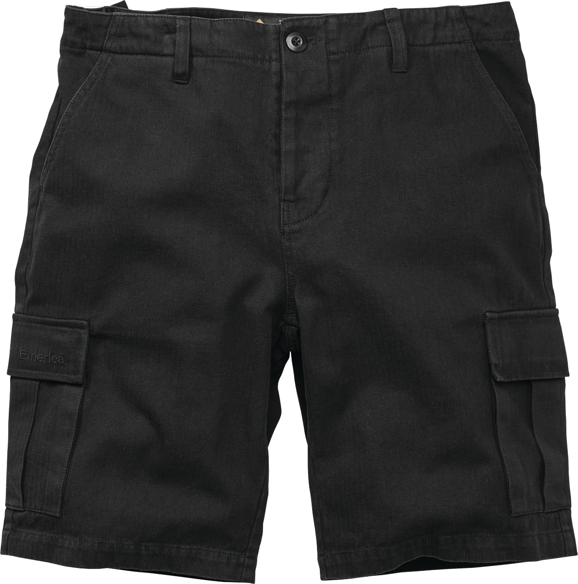 Black Cargo Shorts Product View