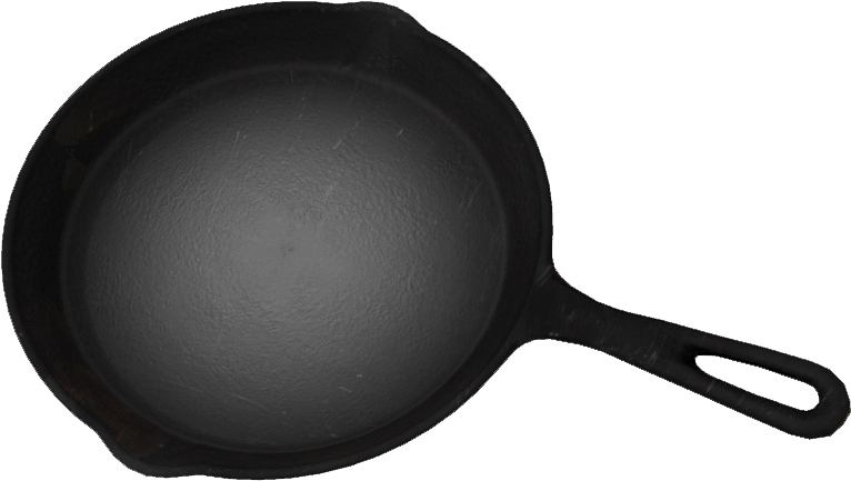 Black Cast Iron Skillet