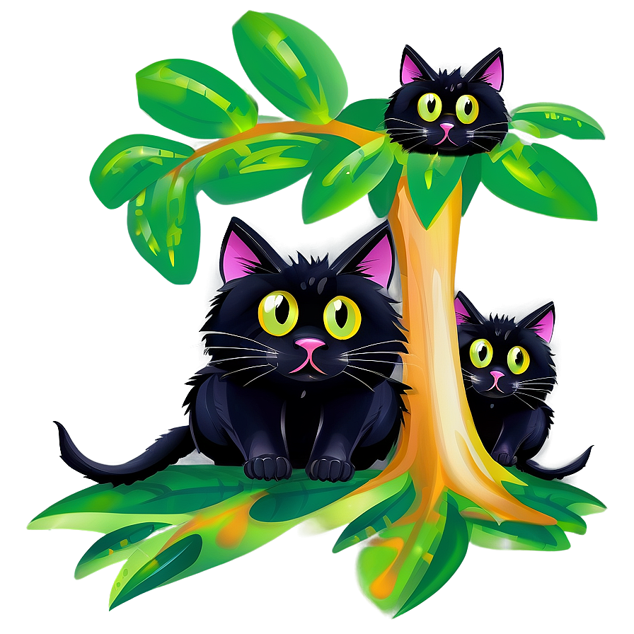 Black Cat Clipart Png 05232024