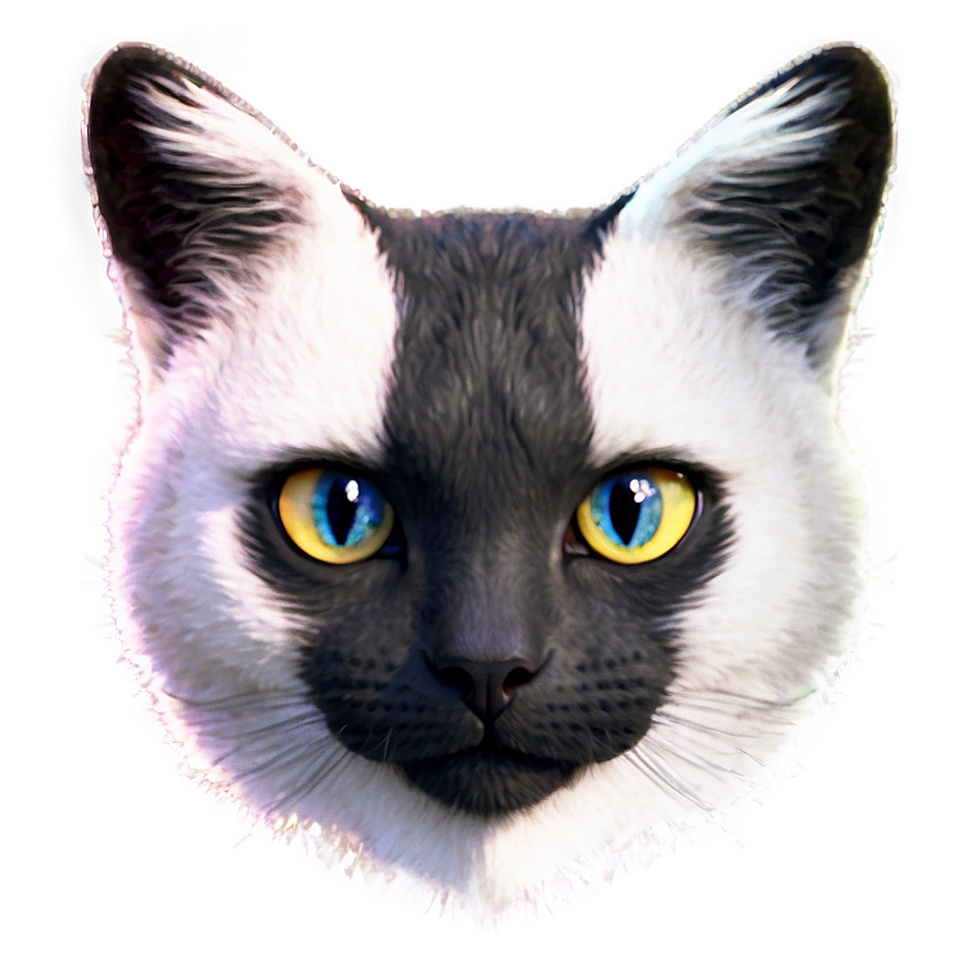 Black Cat Face Png 74