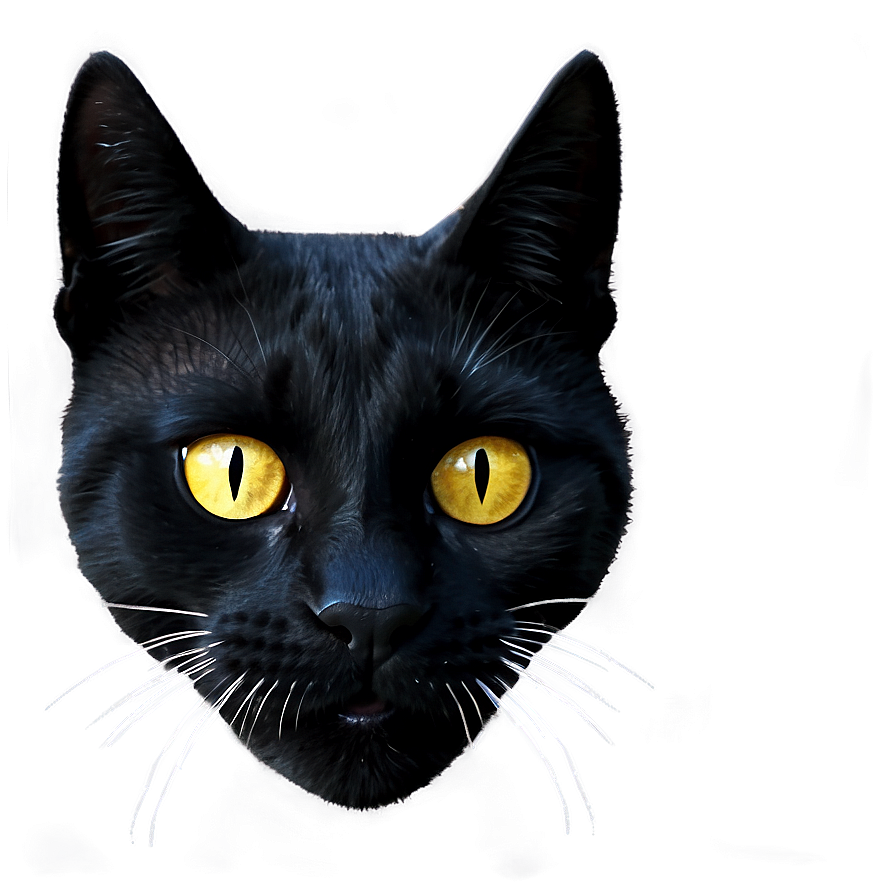 Black Cat Face Png Gyj