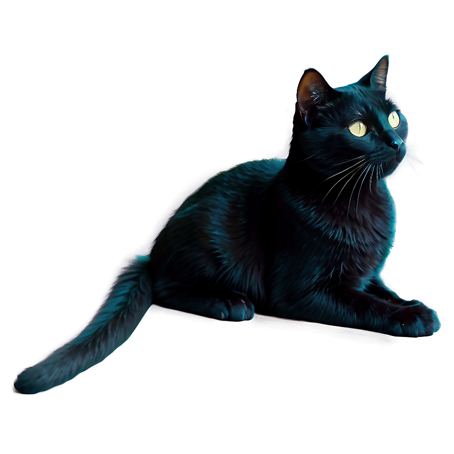 Black Cat Graphic Vector Png Hkw86