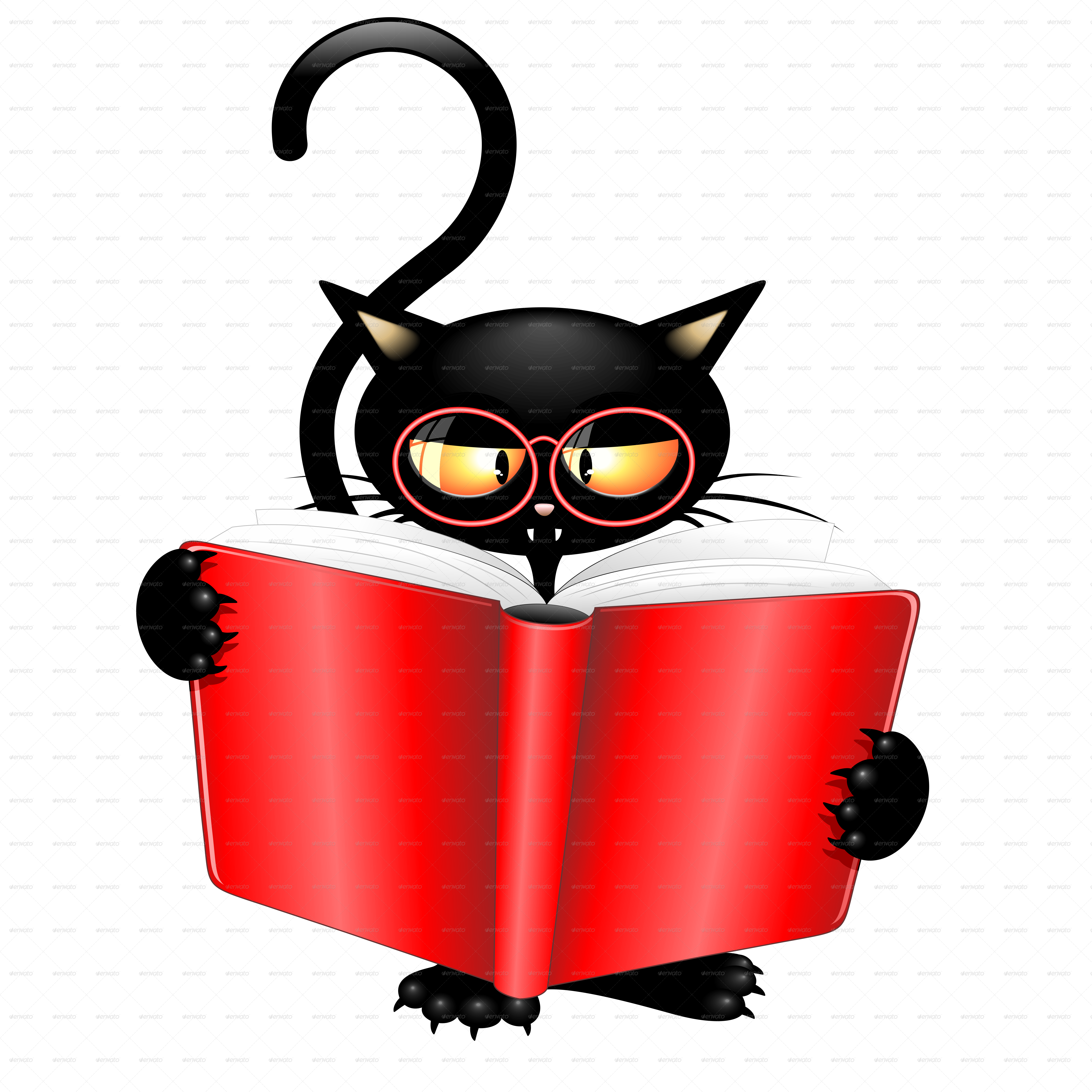 Black Cat Reading Book