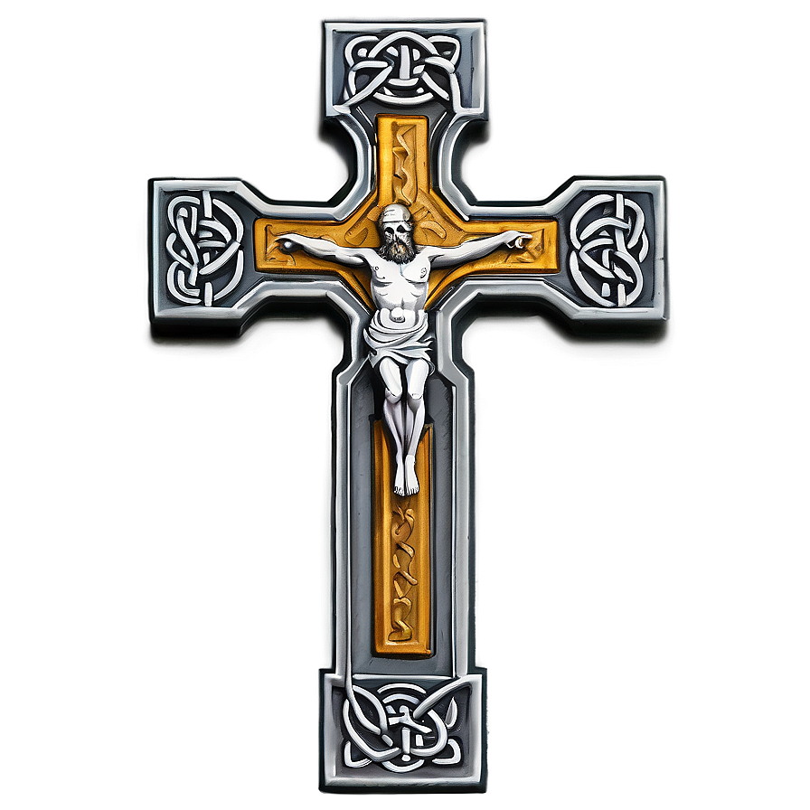 Black Celtic Cross Png Vgm52