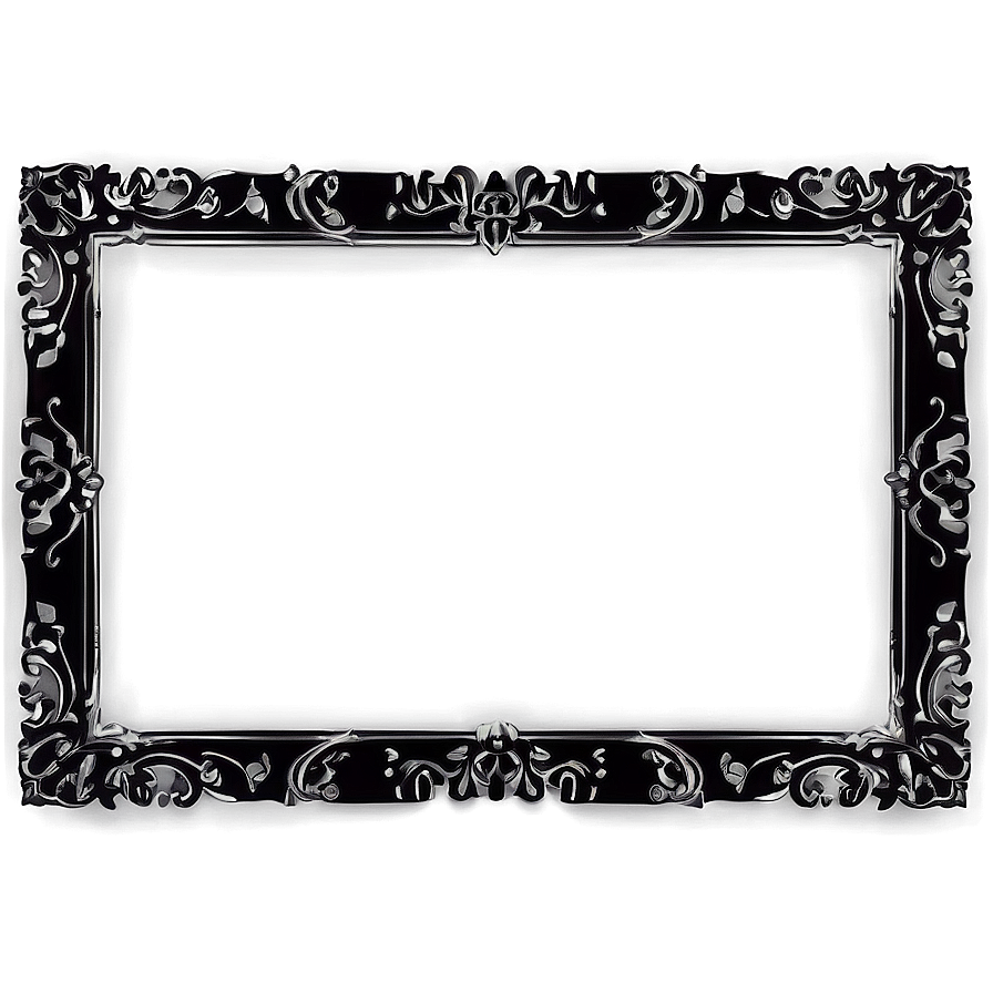 Black Certificate Frame Png 2