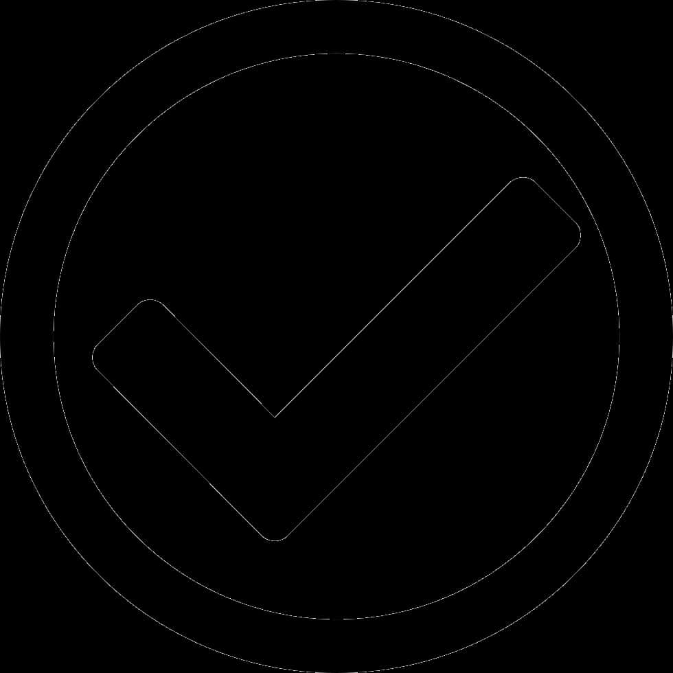 Black Checkmark Icon