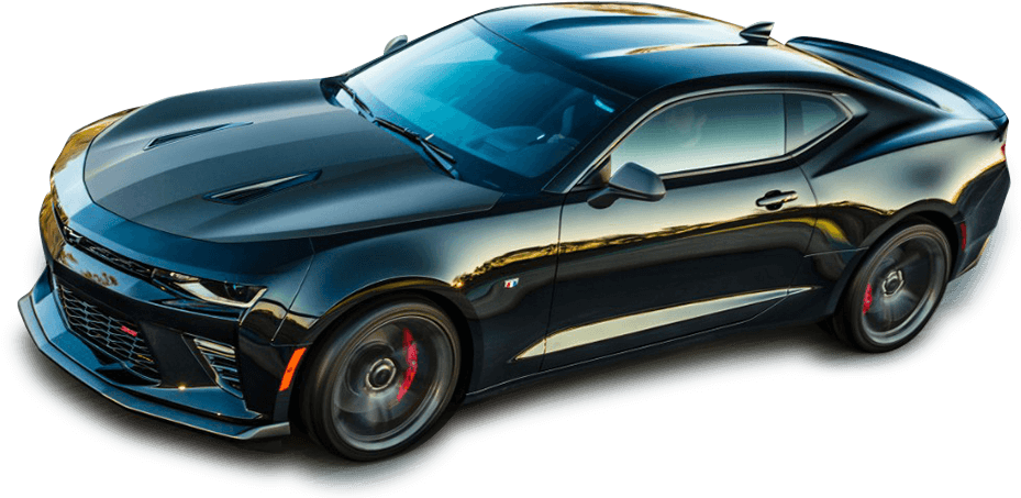 Black Chevrolet Camaro Sports Car