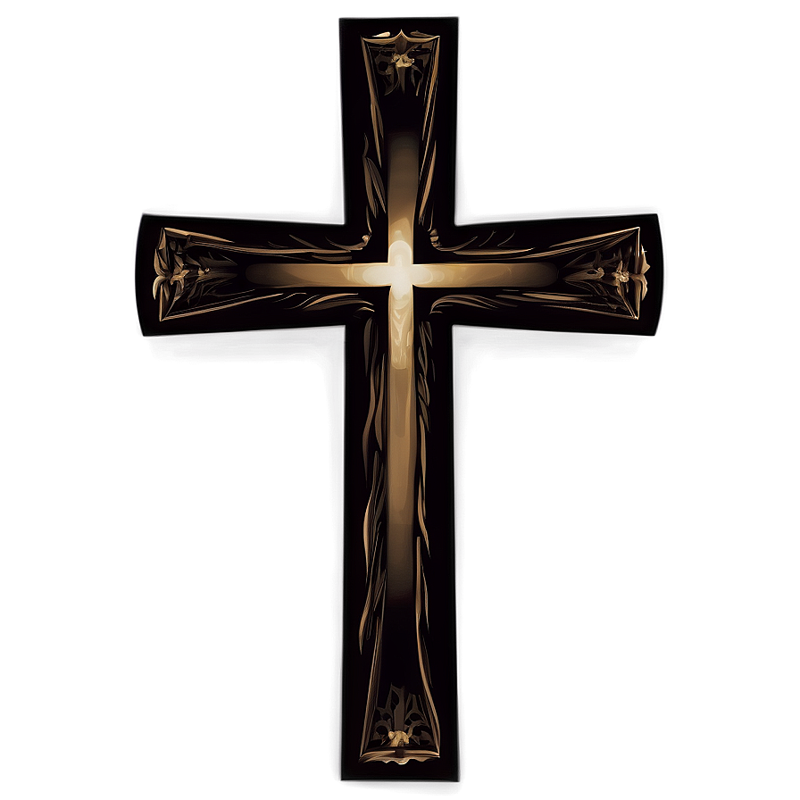 Black Christian Cross Png 84