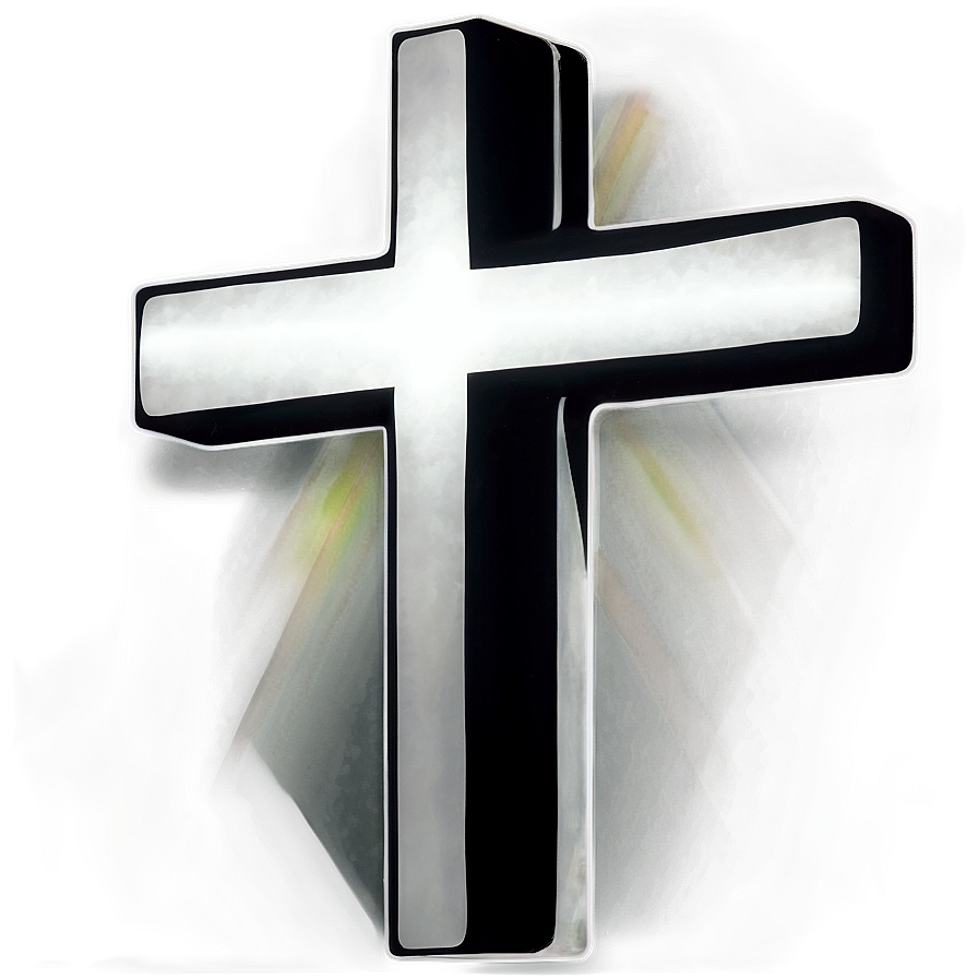 Black Christian Cross Png Eqx