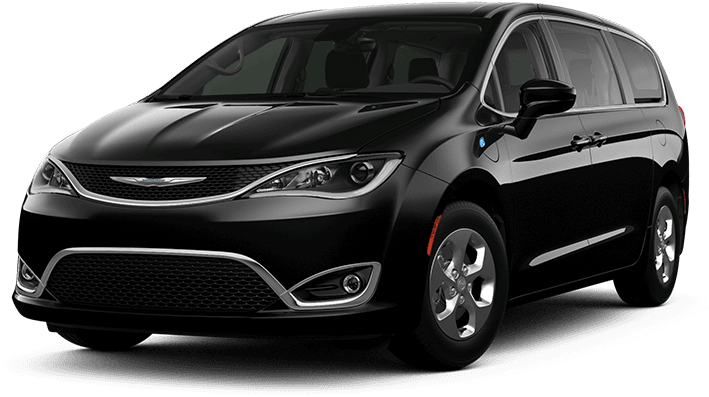 Black Chrysler Pacific Minivan Profile View