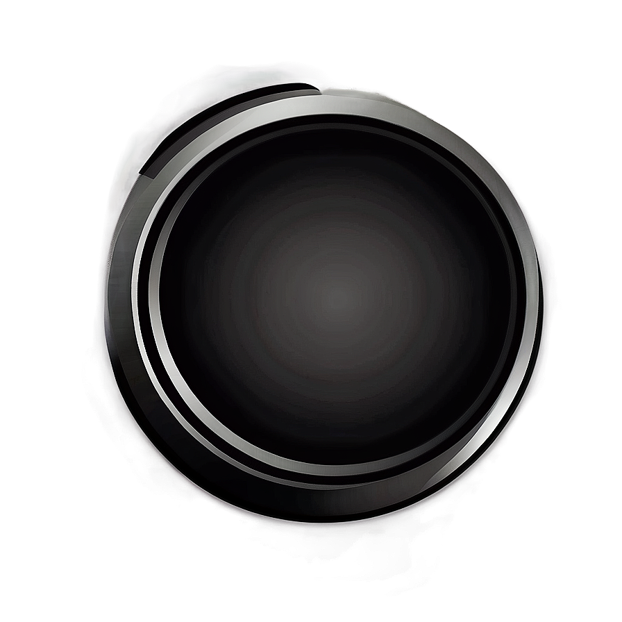 Black Circle Graphic Png Bha33