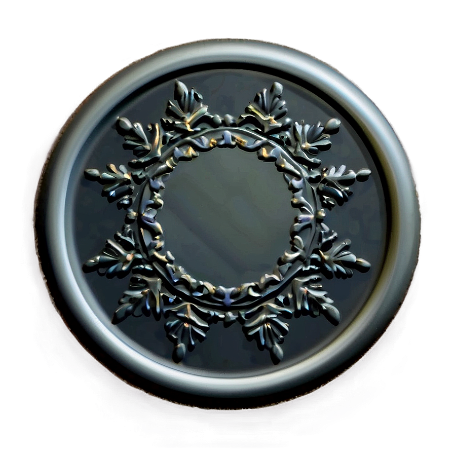 Black Circle Seal Png Nbs44