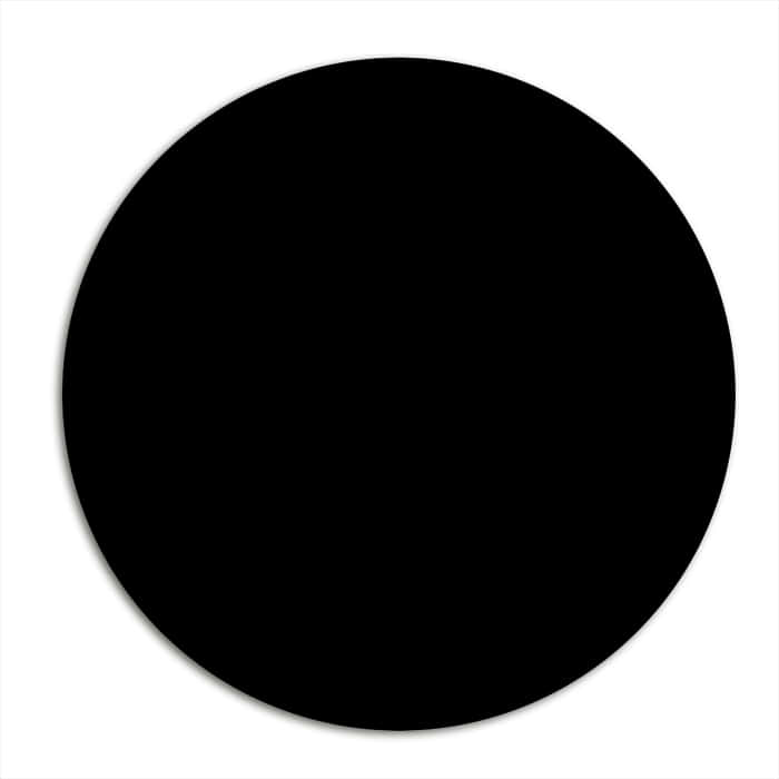 Black Circle White Background