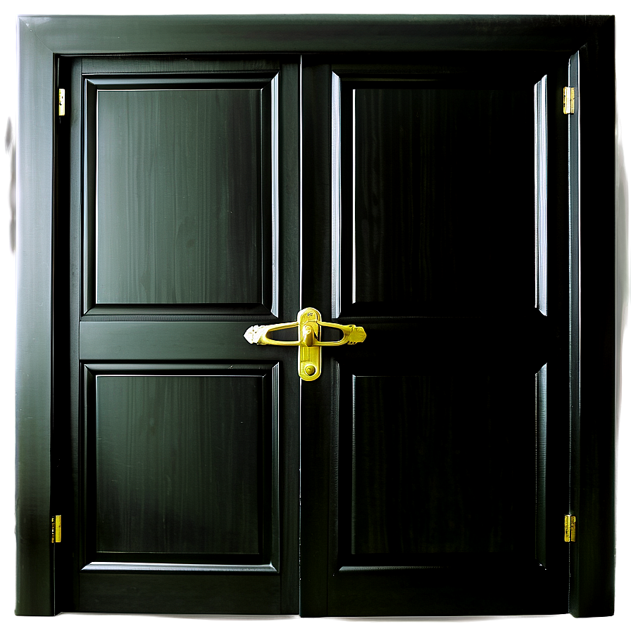 Black Closed Door Photo Png 06292024