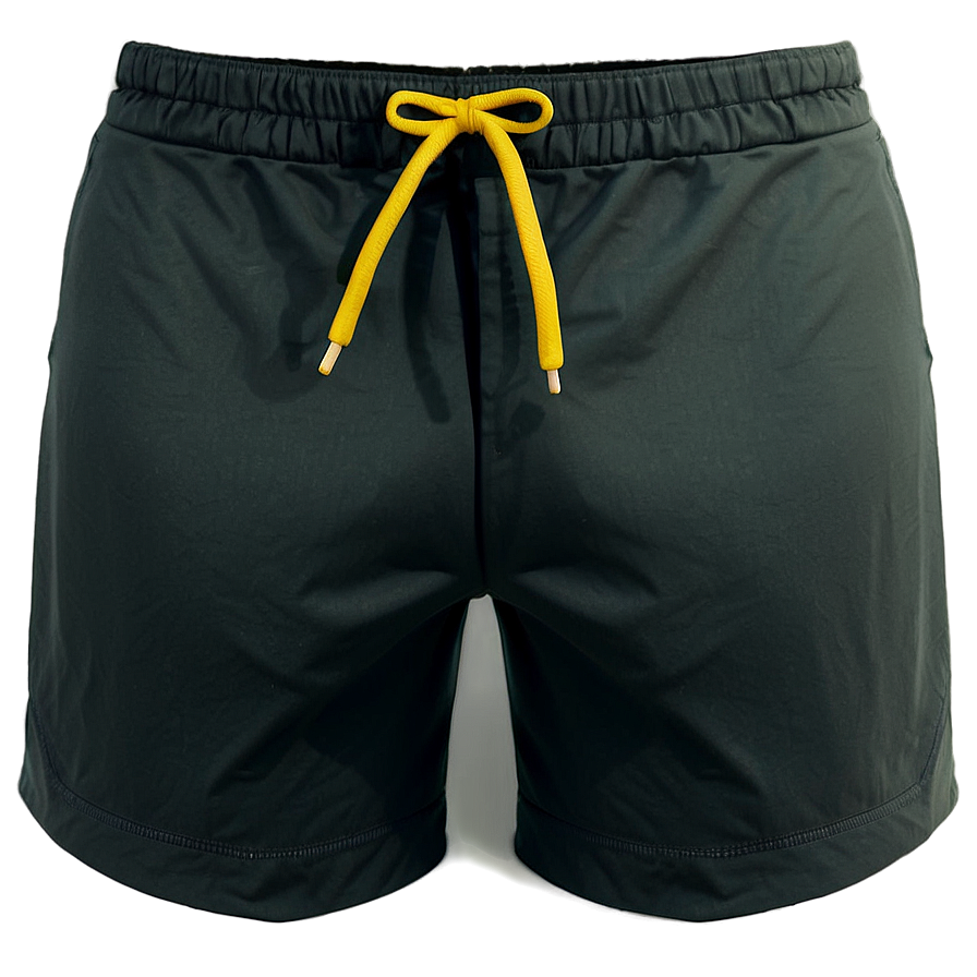 Black Cotton Shorts Png Rvl