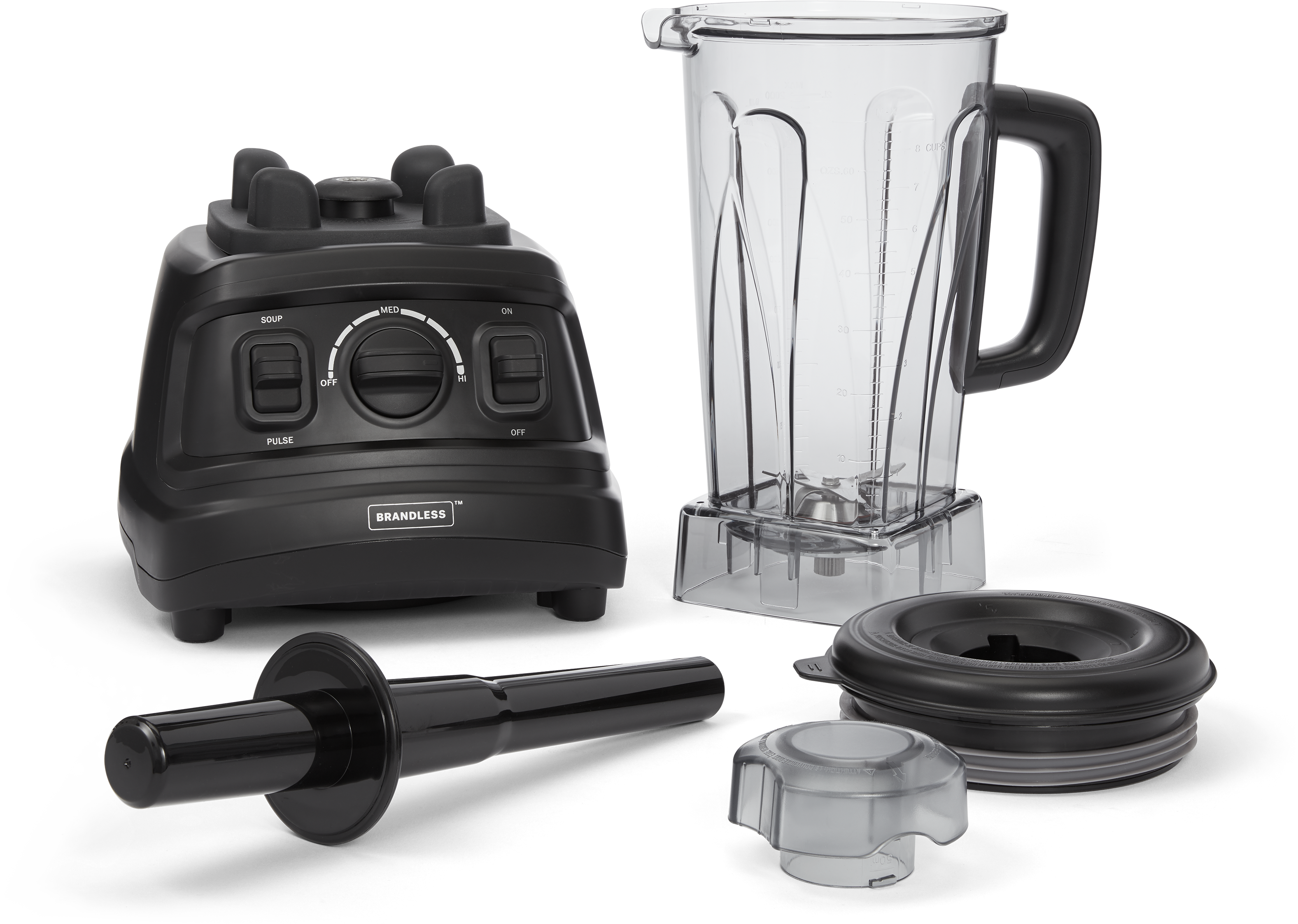 Black Countertop Blender Set