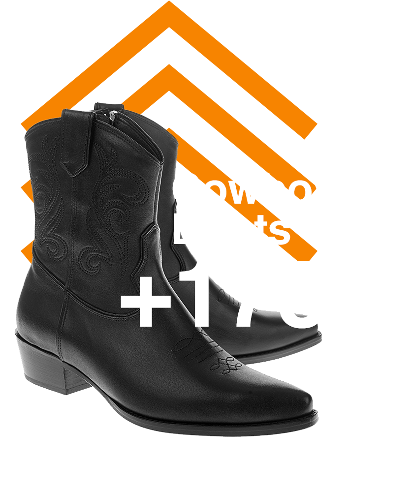 Black Cowboy Boots Sales Increase