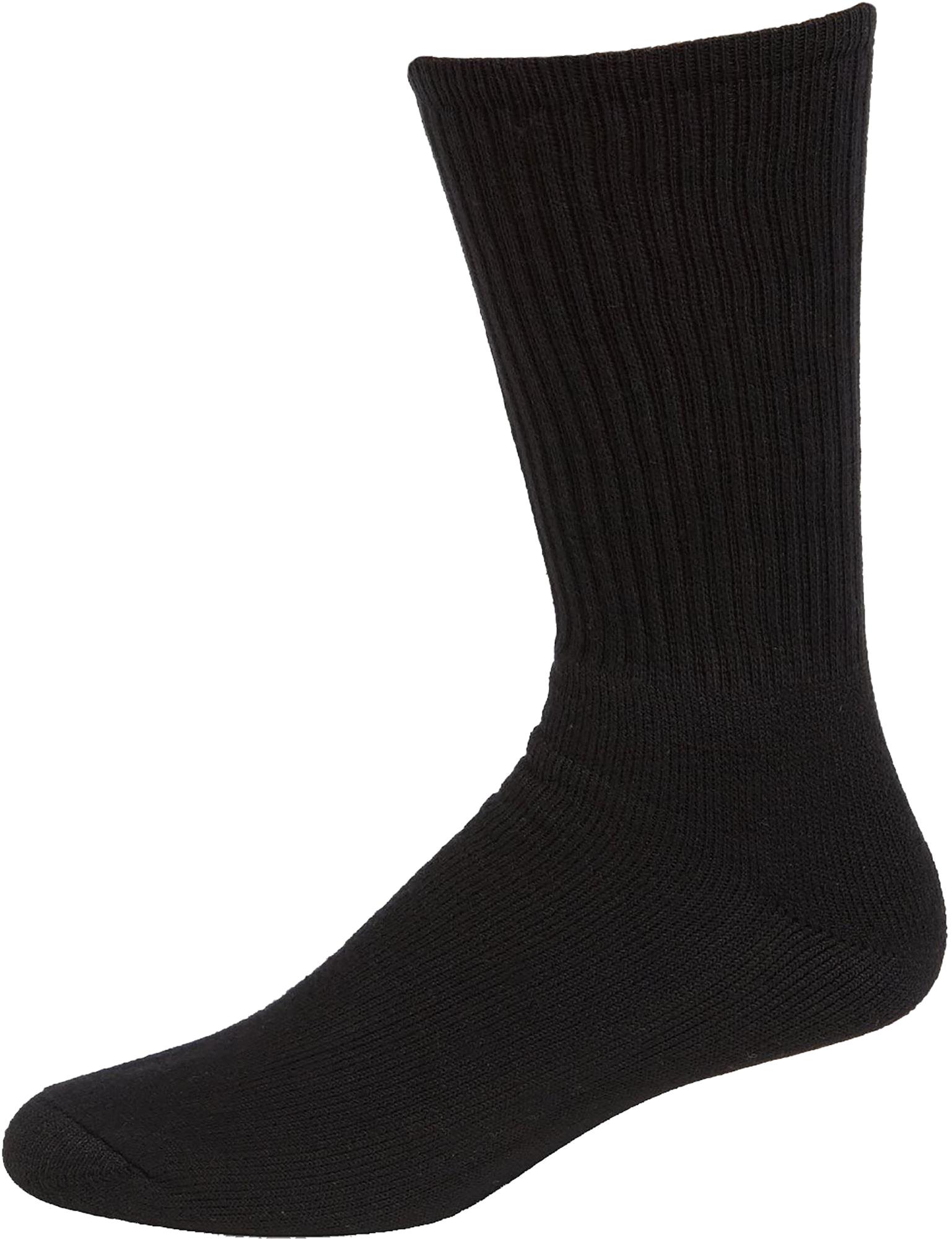 Black Crew Sock Single