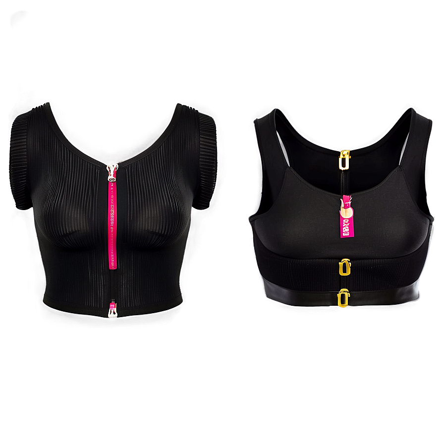 Black Crop Top Angles Png Aea66