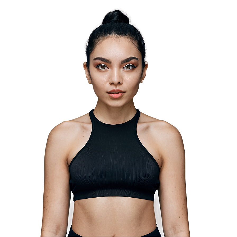 Black Crop Top Textures Png 06282024