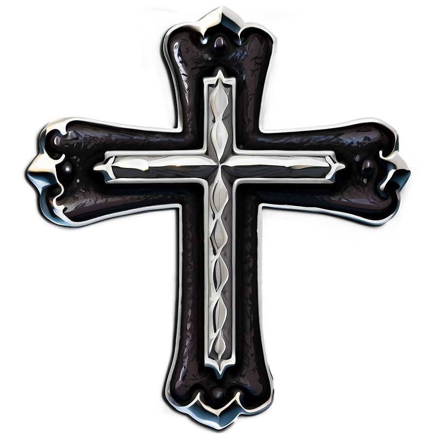 Black Cross Emblem Png Qfx45