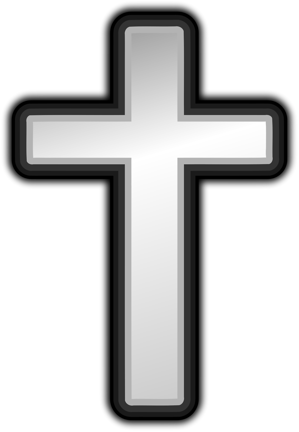 Black Cross Icon