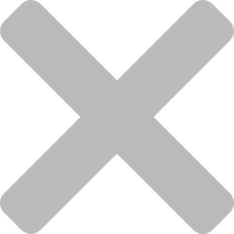 Black Cross Icon Simple Design