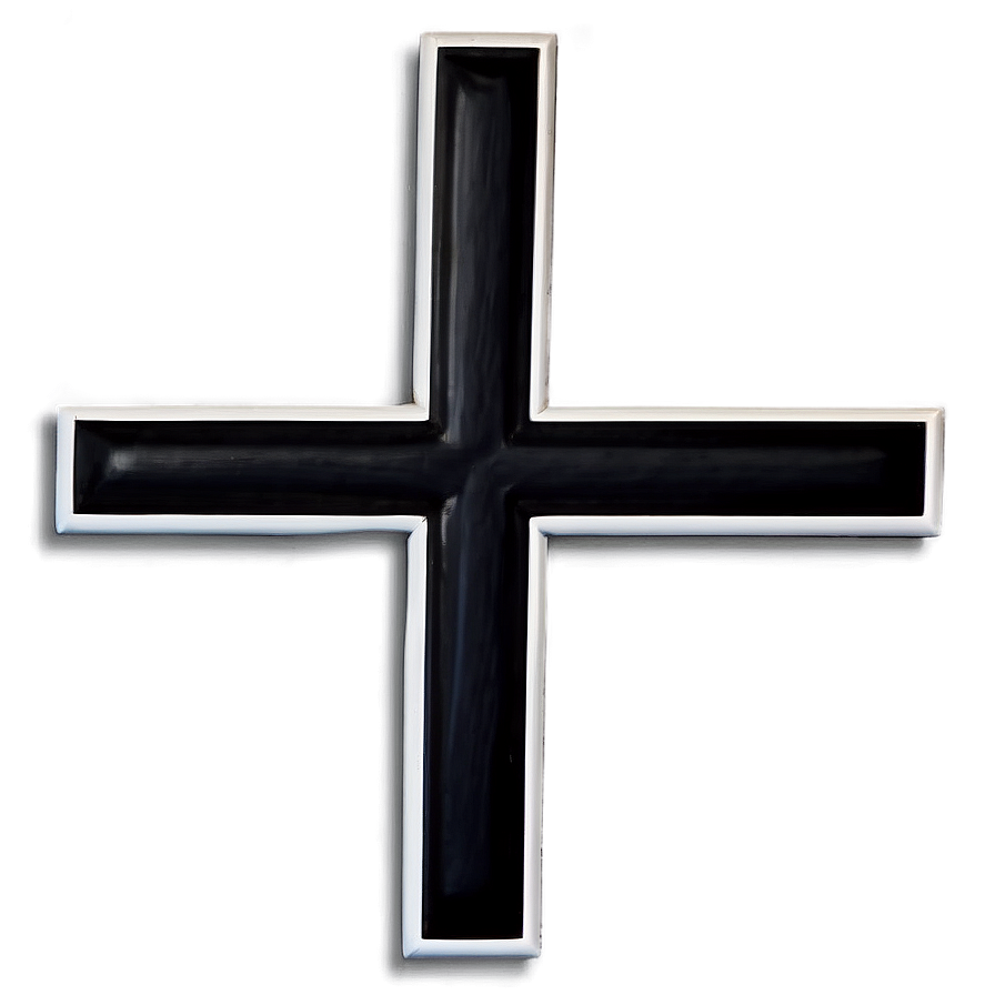 Black Cross On White Background Png Piy52