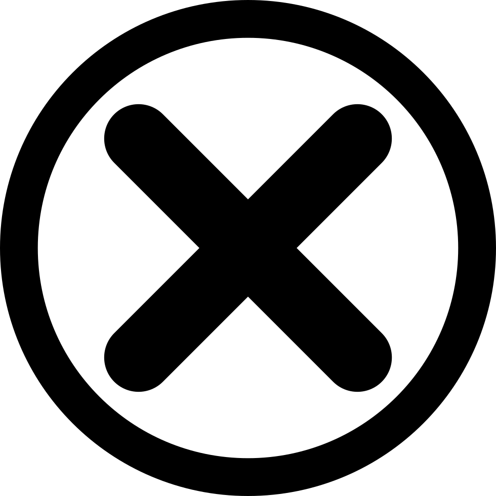 Black Cross Symbol