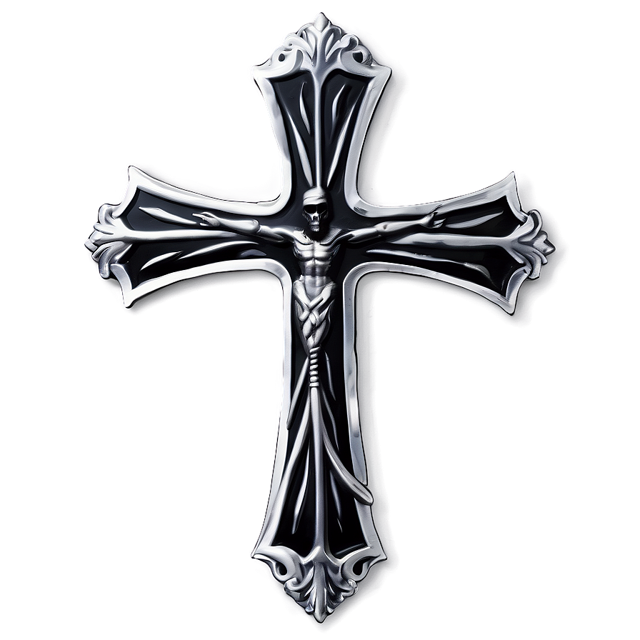 Black Cross With Snake Png Hoc