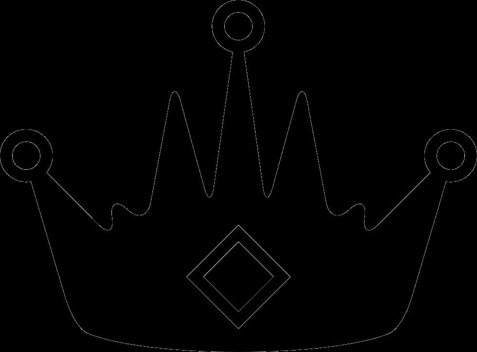 Black Crown Outline