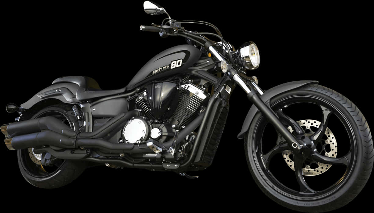 Black Cruiser Motorcycle H D