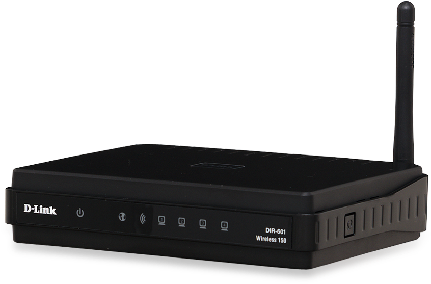 Black D Link Wireless Router D I R601