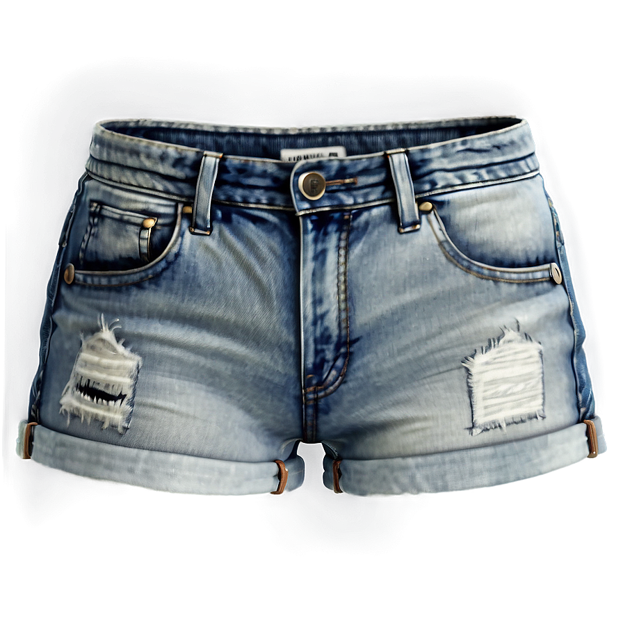 Black Denim Shorts Png 90