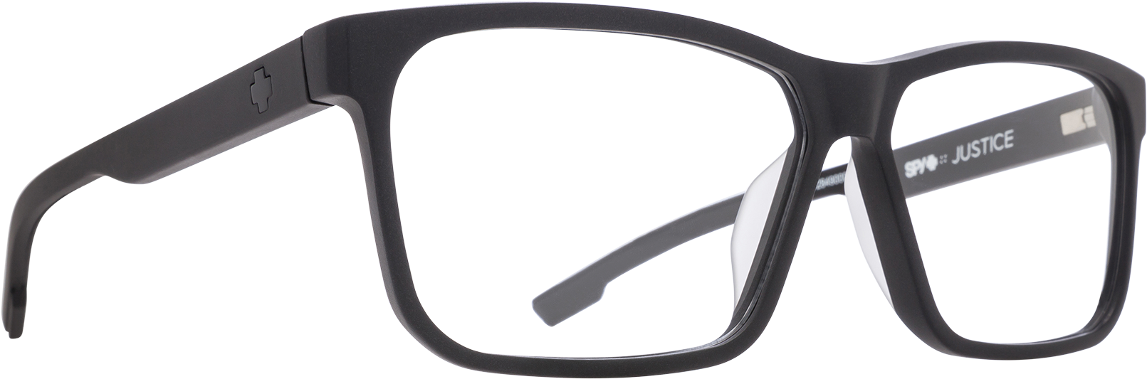Black Designer Eyeglasses Transparent Background