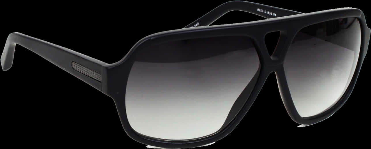 Black Designer Sunglasses Isolated