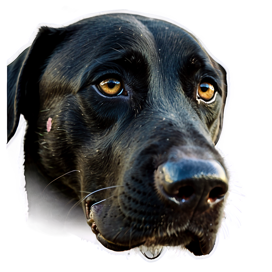 Black Dog Nose Png Wxl13