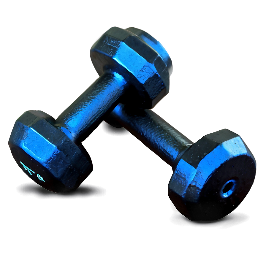 Black Dumbbell Design Png 05252024