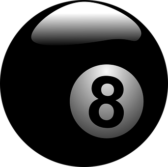 Black Eight Ball Graphic