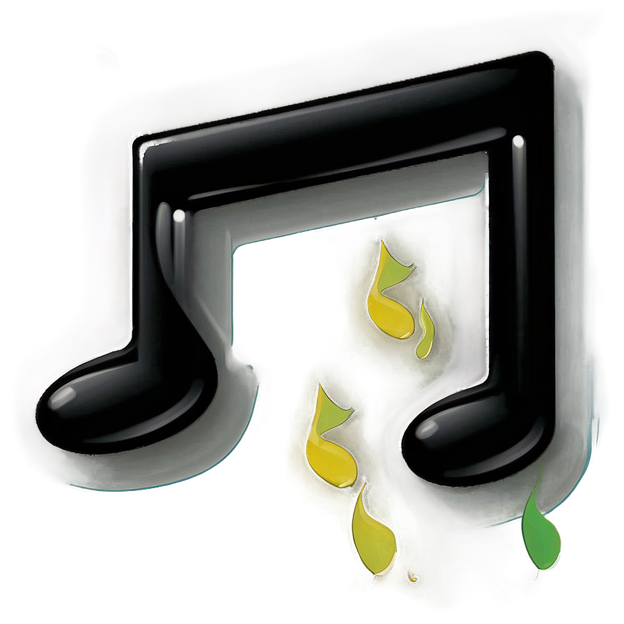 Black Eighth Note Illustration Png Wmw