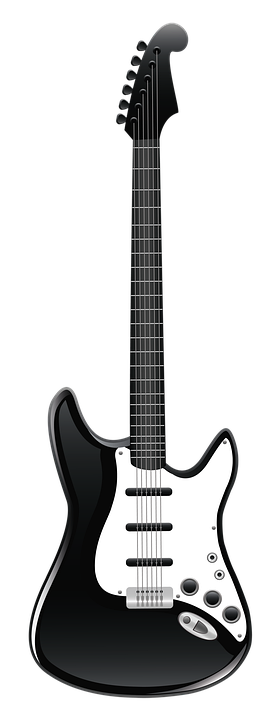 Black Electric Guitar