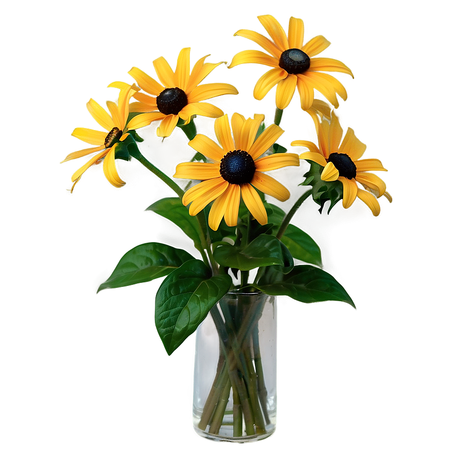 Black Eyed Susan Floral Arrangement Png Usy