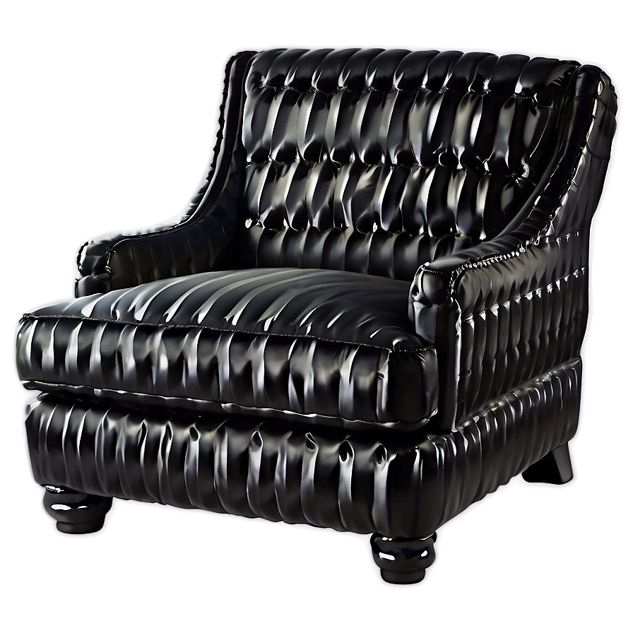 Black Fabric Chair Png 06282024